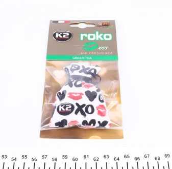 Автомобільний ароматизатор (освіжувач) повітря "зелений чай" VINCI ROKO KISS GREEN TEA 25G K2 V822K