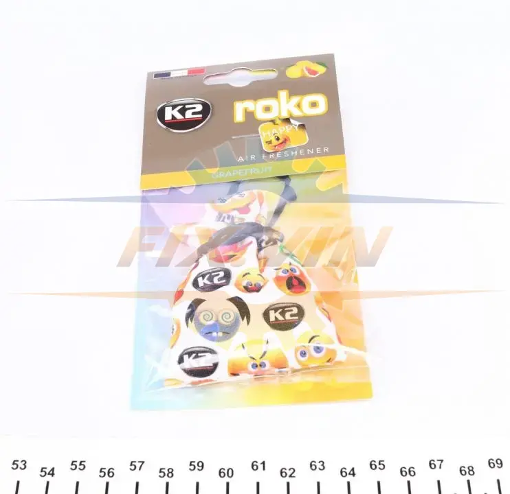 Автомобільний ароматизатор (освіжувач) повітря "грейпфрут" / VINCI ROKO HAPPY GRAPEFRUIT 25G K2 V824H (фото 1)