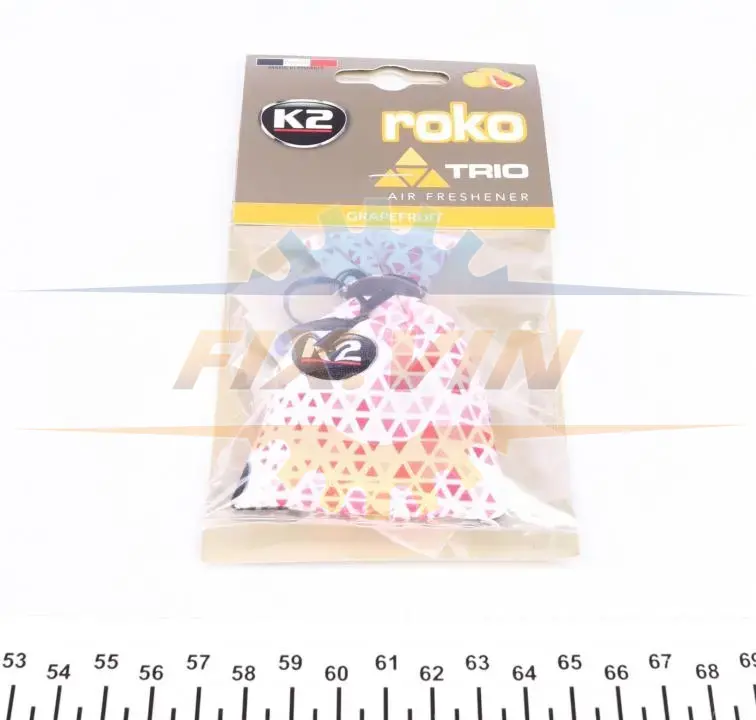 Автомобільний ароматизатор (освіжувач) повітря "грейпфрут" / VINCI ROKO TRIO GRAPEFRUIT 25G K2 V824T (фото 1)