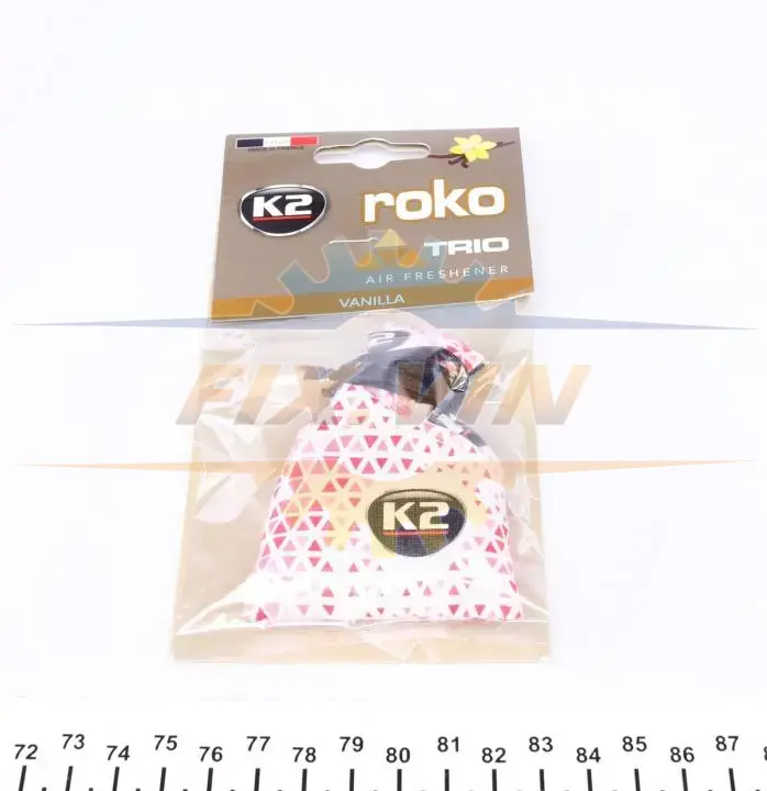Автомобільний ароматизатор (освіжувач) повітря "ваніль" / VINCI ROKO TRIO VANILLA 25G K2 V827T (фото 1)