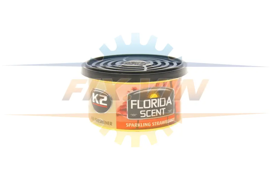 Освіжувач повітря салону Florida Scent Sparkling Strawberry (Ігриста полуниця) (42g) K2 V87TRU (фото 1)