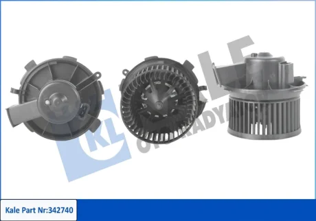 Електровентилятор обігрівача Peugeot 206 (00-) A/C+ OTO RADYATOR Kale 342740