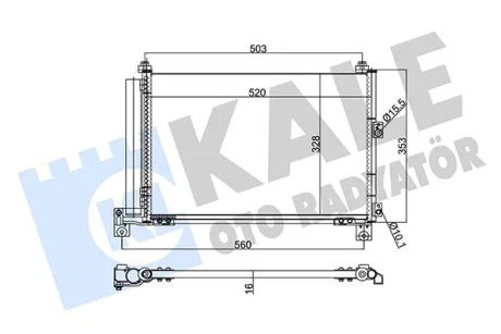 Конденсатор fo ranger 06- Kale 342885