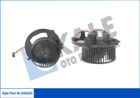 Електровентилятор обігрівача Audi A3 (12-), Q3 (19-)/Seat Leon (13-)/Skoda Octavia (13-)/VW Caddy (21-), Golf (13-) OTO RADYATOR Kale 344325