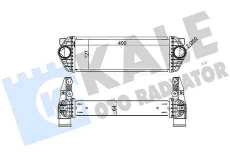 Интеркулер FO Tr Conn 1,8Di 02- Kale 344920