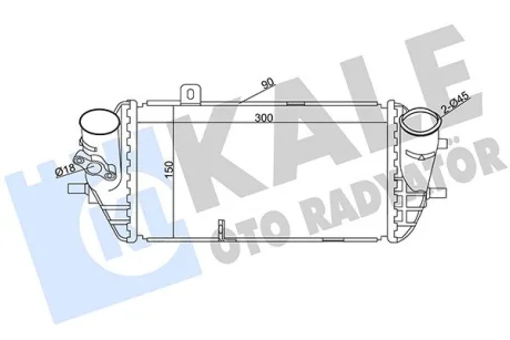 HYUNDAI Интеркулер Elantra,i20/30,Kia Ceed,Rio III,Soul 1.1/1.6CRDi Kale 344950