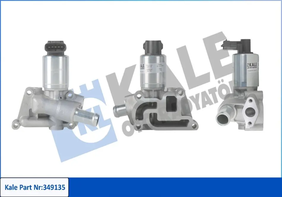 Клапан EGR Opel Agila, Astra G, Astra H, Corsa C, MerIVa KALE OTO RADYATOR Kale 349135 (фото 1)