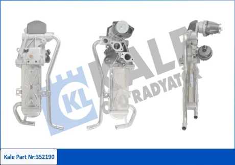KALE VW Клапан EGR Skoda Fabia II,Roomster,Polo 1.2TDI 10- Kale 352190