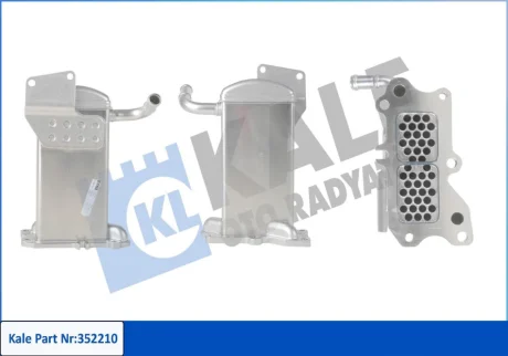 KALE VW Радиатор клапана EGR Amarok,Golf VI 2.0TDI 09- Kale 352210