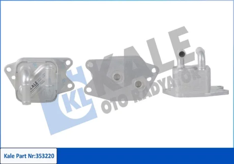 VW Масляный радиатор Polo,Skoda Fabia II,Rapid,Roomster Kale 353220
