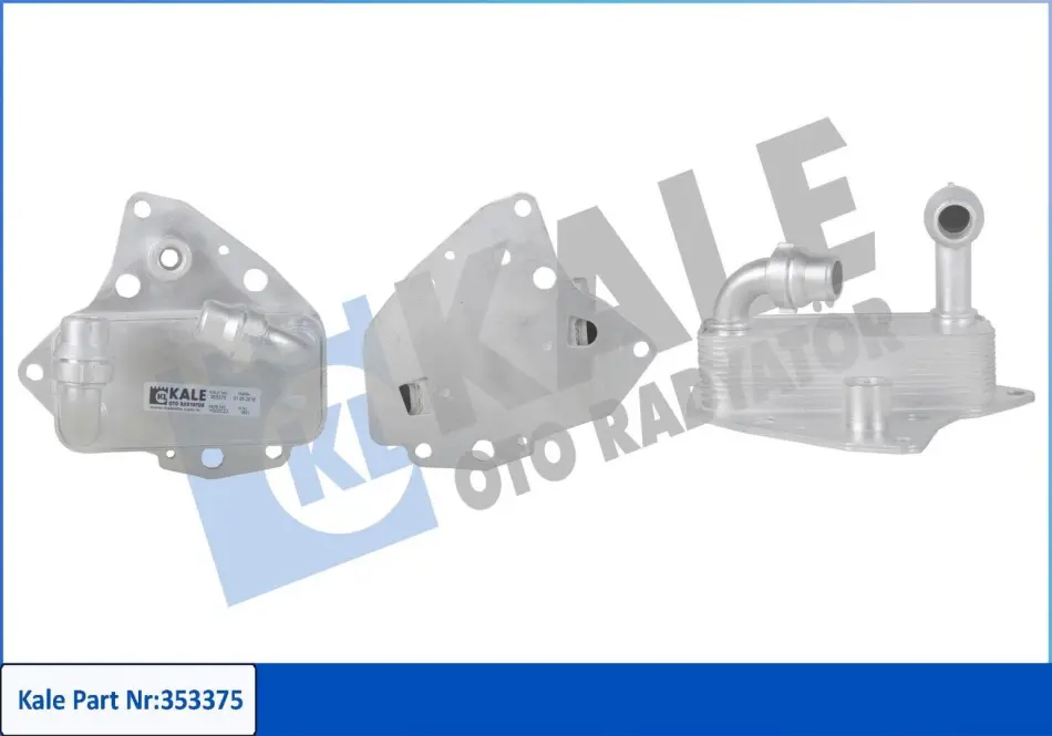 Радіатор масляний Alfa Romeo Mito - Fiat Bravo Ii, Doblo Mpv, Doblo KALE OTO RADYATOR Kale 353375 (фото 1)