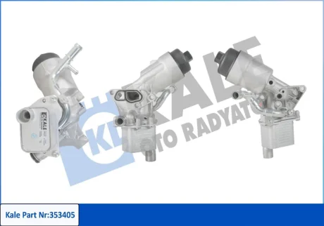 OPEL Масляный радиатор Adam,Astra J,Corsa D/E,Insignia,Mokka,Zafira Tourer 1.4 09- Kale 353405