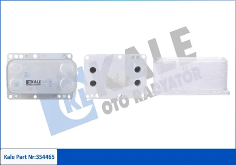 RENAULT Масляный радиатор Espace IV,Koleos,Grand Scenic III,Laguna II,III,Latitude,Megane II,III,Trafic II,Opel Vivaro,Nissan Qashqai,X-Trail 2.0dCi (NRF 31339) Kale 354465