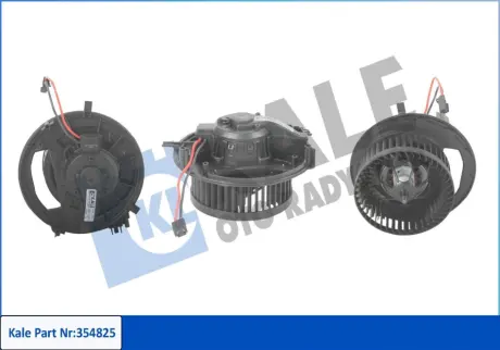 Електровентилятор обігрівача Golf 1.4TSi / 1.2TSi / 2.0TDi / 1.6TDi / 1.6i (12-) OTO RADYATOR Kale 354825