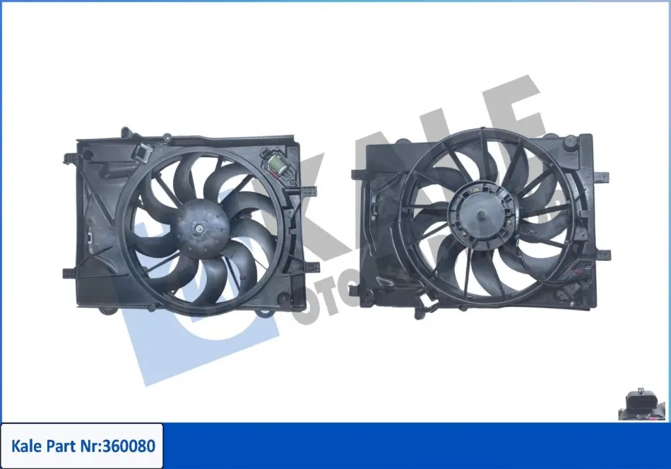 KALE CHEVROLET Вентилятор радіатора (з дифузором) AVEO 1.2, 1.4 11- Kale 360080 (фото 1)