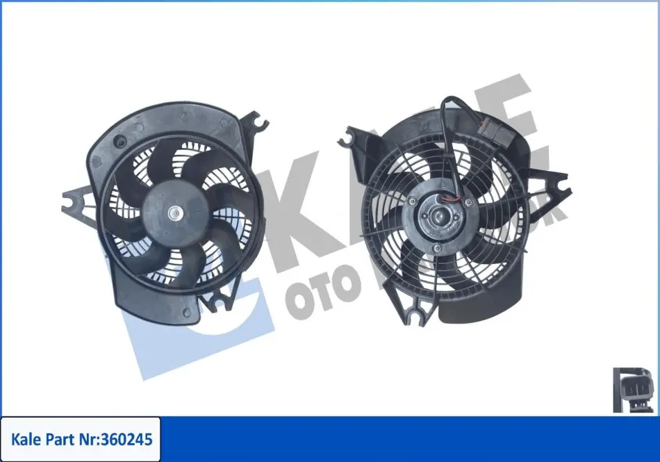 Вентилятор кондиционера (с диффузором) Hyundai H-1 (97-) KALE OTO RADYA Kale 360245 (фото 1)