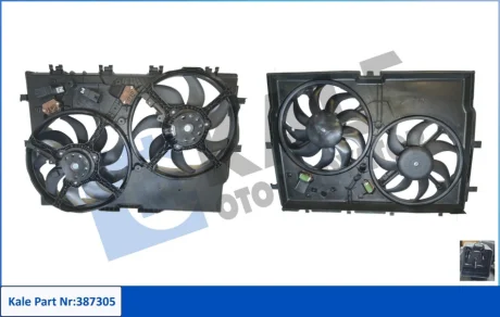 KALE FIAT Вентилятор радіатора DUCATO 07- Kale 387305
