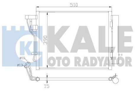 Радиатор кондиционера Hyundai I30, Kia CeeD, CeeD Sw, Pro CeeD OTO RADYATOR Kale 391600