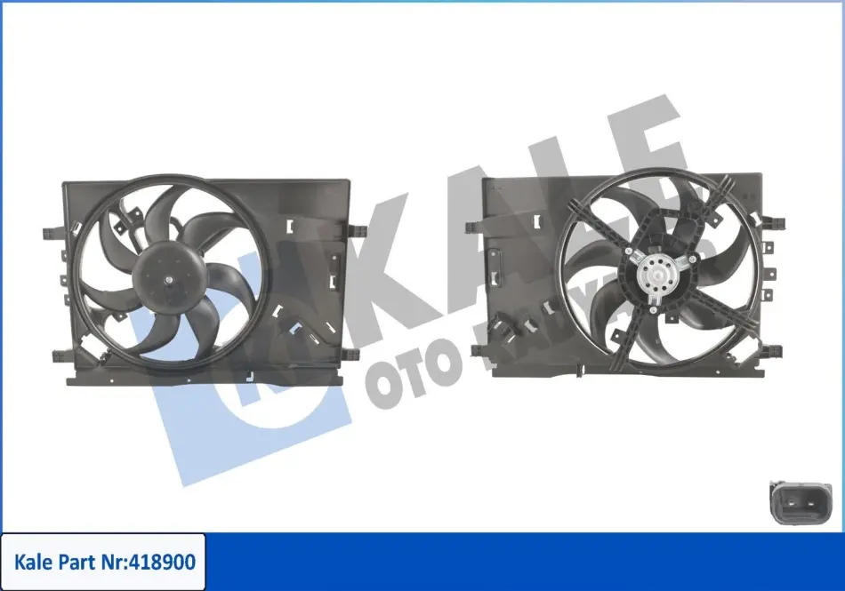 Вентилятор охлаждения радиатора с кожухом Opel Corsa D KALE OTO RADYATOR Kale 418900 (фото 1)