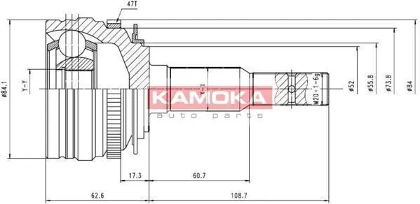Автозапчасть KAMOKA 6746 (фото 1)