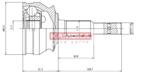 Автозапчасть KAMOKA 7076