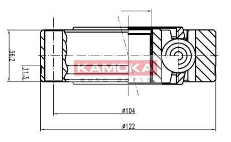 К-т шарнiрний привiдного валу KAMOKA 8047