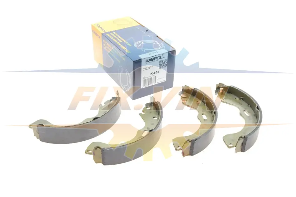 Колодки ручника Mazda 626/Premacy 1.8 97- (228.6x40) KAMPOL K-835 (фото 1)