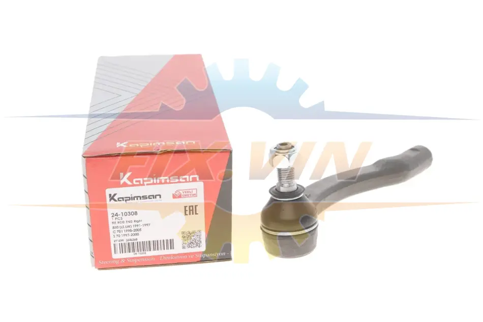 Наконечник тяги рулевой (R) Volvo C70/S70/V70 90-05 KAPIMSAN 24-10308 (фото 1)