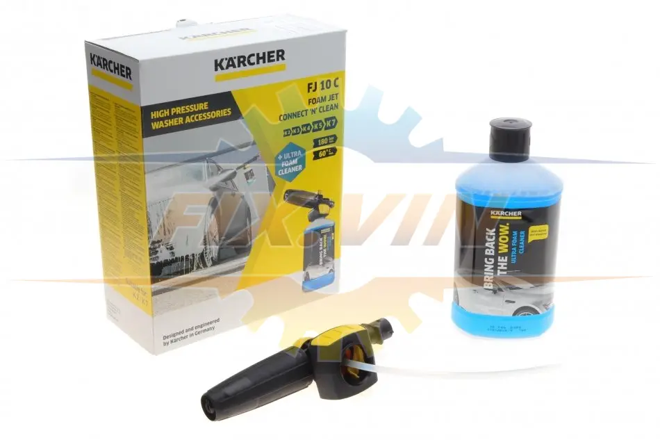 Насадка для пінної чистки Connect \'N\' Clean FJ 10C (+Ultra Foam Cleaner) 3in1 KARCHER 2.643-143.0 (фото 1)