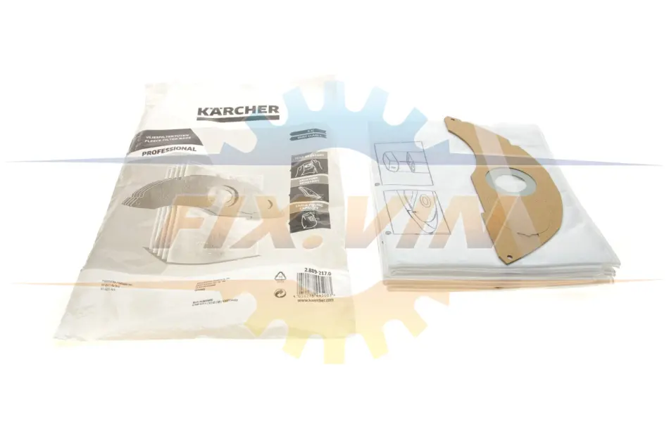 Фільтр-мішки флісові для NT22 (5шт) KARCHER 28892170 (фото 1)