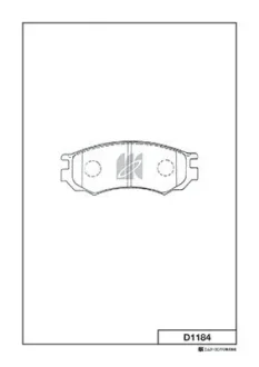 Колодки тормозные KASHIYAMA D1184