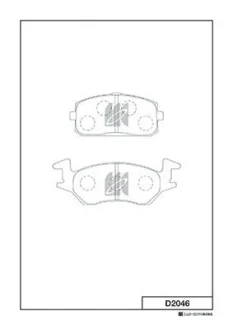 Колодки дискового тормоза KASHIYAMA D2046