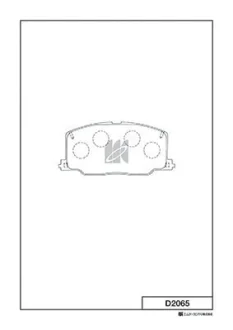 Колодки дискового тормоза KASHIYAMA D2065