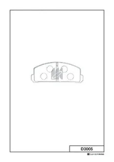 Колодки тормозные KASHIYAMA D3005