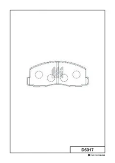 Колодки дискового тормоза KASHIYAMA D6017