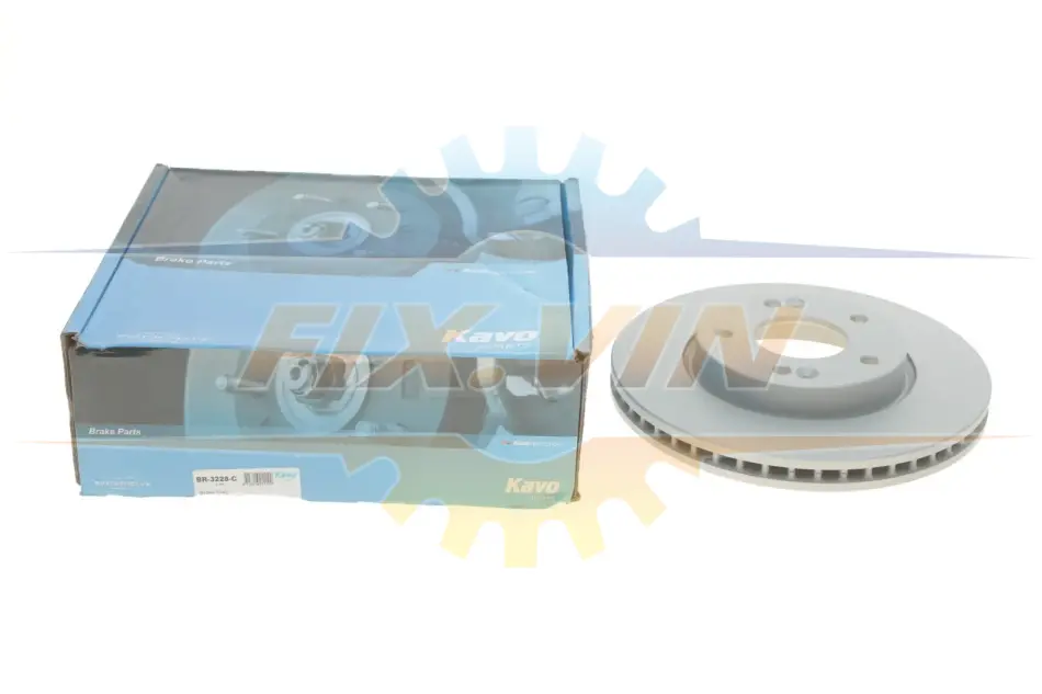 Диск гальмівний (передній) Hyundai Tucson 2.0 CRDi 04-/Kia Cee\'d 06- (280x26) PARTS KAVO BR-3228-C (фото 1)