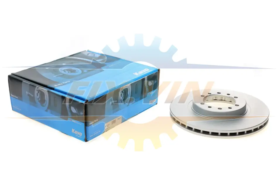 Диск гальмівний (передній) Mitsubishi Pajero 90-00/L200 96-07 (276x24) PARTS KAVO BR-5722-C (фото 1)