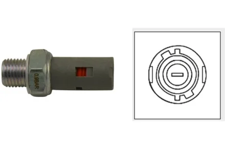 PARTS NISSAN Датчик давления масла Kubistar,Renault Clio -05 1.2, Kangoo 1.2 97- KAVO EOP6503