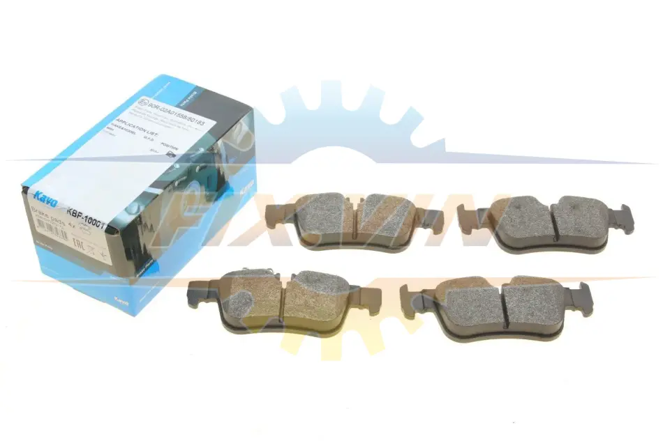 Комплект гальмівних колодок PARTS KAVO KBP-10001 (фото 1)
