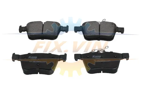 Комплект гальмівних колодок PARTS KAVO KBP-10003 (фото 1)