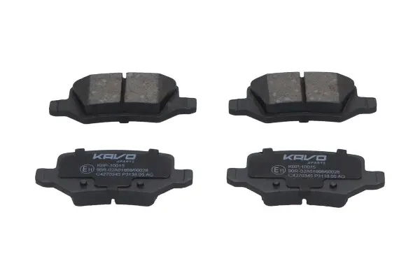 PARTS KBP10015 Комплект гальмівних накладок, дискове гальмо KAVO KBP-10015 (фото 1)