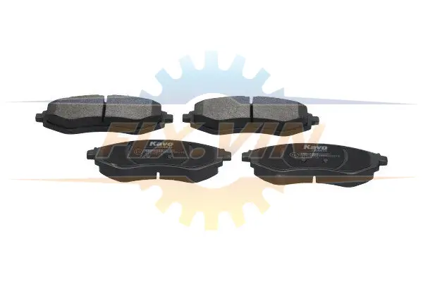 Колодки гальмівні (передні) Daewoo Lanos/Chevrolet Aveo 03- (Akebono) PARTS KAVO KBP-1003 (фото 1)