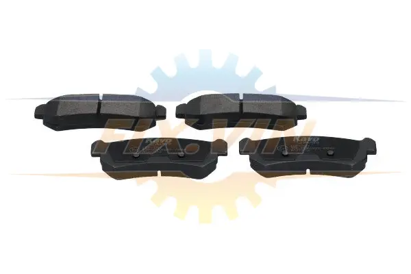 Комплект гальмівних колодок PARTS KAVO KBP-1007 (фото 1)