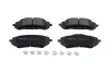 PARTS KBP10072 Комплект гальмівних накладок, дискове гальмо KAVO KBP-10072 (фото 1)