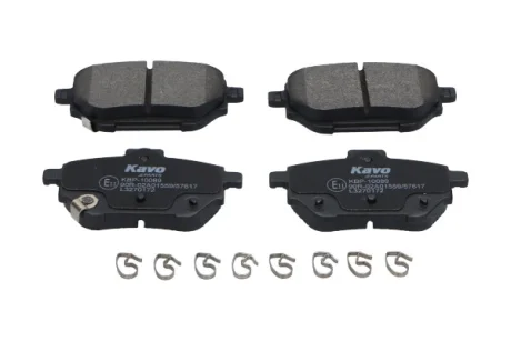 PARTS TOYOTA Колодки гальмівні задні TOYOTA COROLLA 1.2-2.0H 10.18- KAVO KBP10089