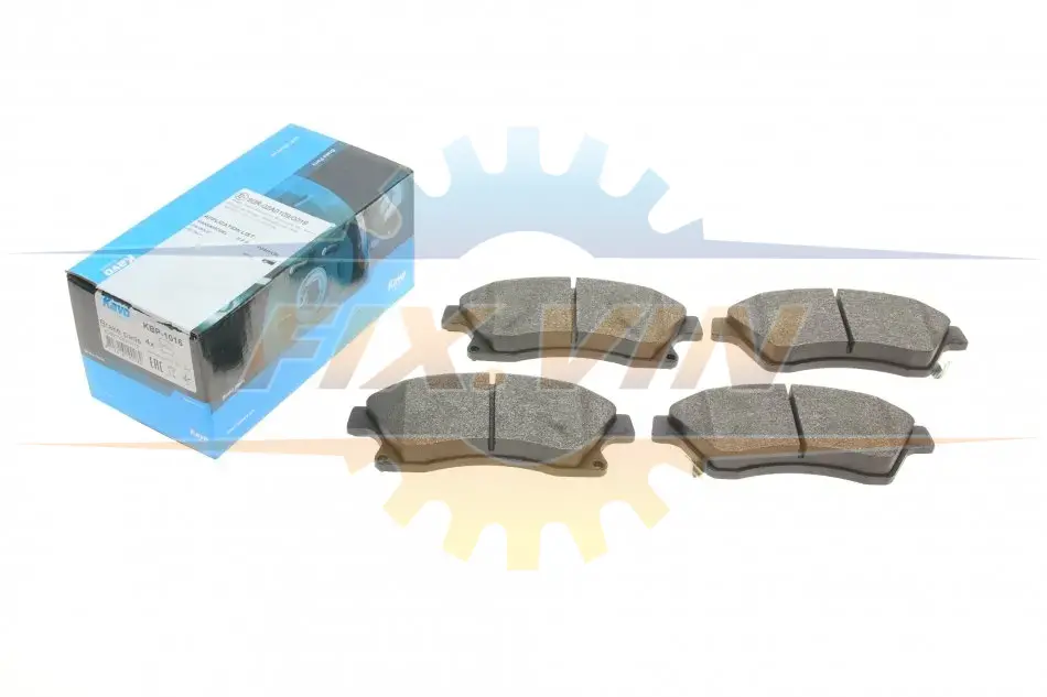 Комплект гальмівних колодок PARTS KAVO KBP-1016 (фото 1)