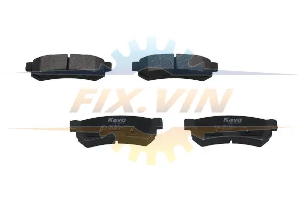 Комплект гальмівних колодок PARTS KAVO KBP-1020 (фото 1)