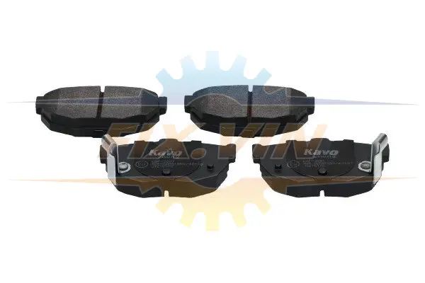 Комплект гальмівних колодок PARTS KAVO KBP-3007 (фото 1)