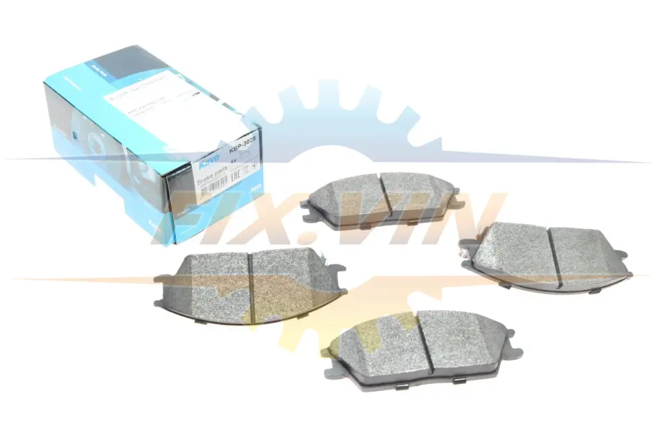 Комплект гальмівних колодок PARTS KAVO KBP-3028 (фото 1)