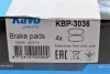 Комплект гальмівних колодок PARTS KAVO KBP-3036 (фото 6)